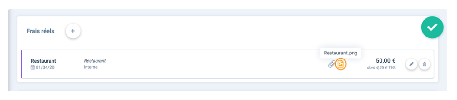 boondmanager Renseigner sa note de frais